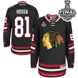 Chicago Blackhawks #81 2014 Stadium Series Youth Marian Hossa Authentic Black With 2015 Stanley Cup Finals Patch Jersey Sale Size S/M|L/XL