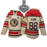 Chicago Blackhawks Old Time Hockey #88 Sawyer Hooded Sweatshirt Patrick Kane Authentic White With 2015 Stanley Cup Finals Patch Jersey Sale Size 48/M|50/L|52/XL|54/XXL|56/XXXL