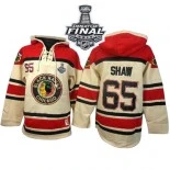 Chicago Blackhawks Old Time Hockey #65 Sawyer Hooded Sweatshirt Andrew Shaw Authentic White With 2015 Stanley Cup Finals Patch Jersey Sale Size 48/M|50/L|52/XL|54/XXL|56/XXXL