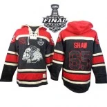 Chicago Blackhawks Old Time Hockey #65 Sawyer Hooded Sweatshirt Andrew Shaw Authentic Black With 2015 Stanley Cup Finals Patch Jersey Sale Size 48/M|50/L|52/XL|54/XXL|56/XXXL