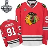 Chicago Blackhawks #91 Home Brad Richards Premier Red With 2015 Stanley Cup Finals Patch Jersey Sale Size 48/M|50/L|52/XL|54/XXL|56/XXXL
