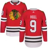 Kid's Bobby Hull Chicago Blackhawks #9 Red Home Adidas Authentic Jersey
