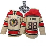 Chicago Blackhawks Old Time Hockey #88 Sawyer Hooded Sweatshirt Patrick Kane Premier White With 2015 Stanley Cup Finals Patch Jersey Sale Size 48/M|50/L|52/XL|54/XXL|56/XXXL