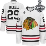 Chicago Blackhawks #29 2015 Winter Classic Bryan Bickell Authentic White With 2015 Stanley Cup Finals Patch Jersey Sale Size 48/M|50/L|52/XL|54/XXL|56/XXXL