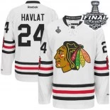 Kids Chicago Blackhawks #24 Martin Havlat Premier White Winter Classic With 2015 Stanley Cup Finals Patch Jersey For Sale Sizes kids S-M-L-XL