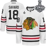 Chicago Blackhawks #18 2015 Winter Classic Denis Savard Authentic White With 2015 Stanley Cup Finals Patch Jersey Sale Size 48/M|50/L|52/XL|54/XXL|56/XXXL