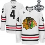 Kids Chicago Blackhawks #4 Bobby Orr Authentic White Winter Classic With 2015 Stanley Cup Finals Patch Jersey For Sale Sizes kids S-M-L-XL