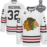 Chicago Blackhawks #32 2015 Winter Classic Michal Rozsival Authentic White With 2015 Stanley Cup Finals Patch Jersey Sale Size 48/M|50/L|52/XL|54/XXL|56/XXXL