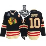 Chicago Blackhawks #10 2015 Winter Classic Patrick Sharp Premier Black With 2015 Stanley Cup Finals Patch Jersey Sale Size 48/M|50/L|52/XL|54/XXL|56/XXXL