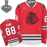 Chicago Blackhawks #88 Red Skull Patrick Kane Premier Red With 2015 Stanley Cup Finals Patch Jersey Sale Size 48/M|50/L|52/XL|54/XXL|56/XXXL