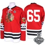 Chicago Blackhawks Mitchell and Ness #65 1960-61 Throwback Andrew Shaw Authentic Red With 2015 Stanley Cup Finals Patch Jersey Sale Size 48/M|50/L|52/XL|54/XXL|56/XXXL
