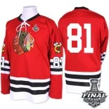 Chicago Blackhawks Mitchell and Ness #81 1960-61 Throwback Marian Hossa Premier Red With 2015 Stanley Cup Finals Patch Jersey Sale Size 48/M|50/L|52/XL|54/XXL|56/XXXL