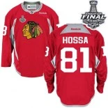 Chicago Blackhawks #81 Practice Marian Hossa Premier Red With 2015 Stanley Cup Finals Patch Jersey Sale Size 48/M|50/L|52/XL|54/XXL|56/XXXL