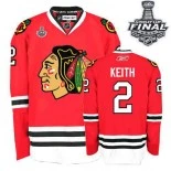 Chicago Blackhawks #2 Home Womens Duncan Keith Authentic Red With 2015 Stanley Cup Finals Patch Jersey Sale Size S|M|L|XL|XXL