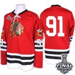 Chicago Blackhawks Mitchell and Ness #91 1960-61 Throwback Brad Richards Authentic Red With 2015 Stanley Cup Finals Patch Jersey Sale Size 48/M|50/L|52/XL|54/XXL|56/XXXL