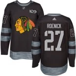 Jeremy Roenick Black Chicago Blackhawks #27 1917-2017 100th Anniversary Adidas Premier Jersey