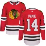 Kid's Richard Panik Chicago Blackhawks #14 Red Home Adidas Authentic Jersey