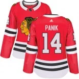 Women's Richard Panik Chicago Blackhawks #14 Red Home Adidas Premier Jersey
