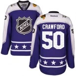 Corey Crawford Purple Chicago Blackhawks #50 Central Division 2017 All-Star Premier Jersey