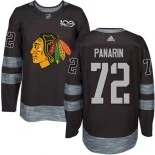 Artemi Panarin Black Chicago Blackhawks #72 1917-2017 100th Anniversary Adidas Authentic Jersey