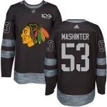 Brandon Mashinter Black Chicago Blackhawks #53 1917-2017 100th Anniversary Adidas Premier Jersey