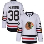 Kid's Ryan Hartman White Chicago Blackhawks #38 2017 Winter Classic Authentic Jersey