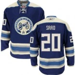 Columbus Blue Jackets #20 Brandon Saad Premier Third Navy Blue Jersey - Blackhawks Player Jersey
