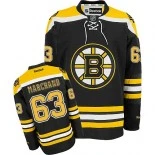 Boston Bruins #63 Brad Marchand Premier Home Black Jersey - Blackhawks Player Jersey