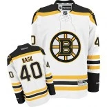 Boston Bruins #40 Tuukka Rask Authentic Away White Jersey - Blackhawks Player Jersey