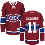 Montreal Canadiens #11 Brendan Gallagher Premier Home Red Jersey - Blackhawks Player Jersey