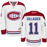 Montreal Canadiens #11 Brendan Gallagher Premier Away White Jersey - Blackhawks Player Jersey