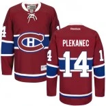 Montreal Canadiens #14 Tomas Plekanec Premier Home Red Jersey - Blackhawks Player Jersey