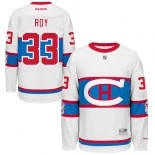 Montreal Canadiens #33 Patrick Roy Premier White 2016 Winter Classic Jersey - Blackhawks Player Jersey