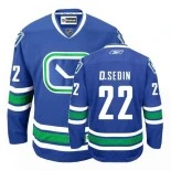 Vancouver Canucks #22 Daniel Sedin Authentic New Third Royal Blue Jersey - Blackhawks Player Jersey