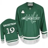 Washington Capitals #19 Nicklas Backstrom Authentic Green St Patty's Day Jersey - Blackhawks Player Jersey
