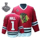 Glean Hall Throwback Authentic Red With 2013 Stanley Cup Finals Patch Jersey Size S|M|L|XL|XXL|XXXL|XXXXL