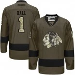 Chicago Blackhawks Glenn Hall #1 Green Camo Player Jersey Sale Size 48/M|50/L|52/XL|54/XXL|56/XXXL