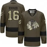 Chicago Blackhawks Marcus Kruger #16 Green Camo Player Jersey Sale Size 48/M|50/L|52/XL|54/XXL|56/XXXL