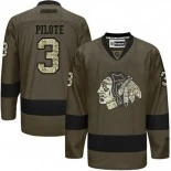 Chicago Blackhawks Pierre Pilote #3 Green Camo Player Jersey Sale Size 48/M|50/L|52/XL|54/XXL|56/XXXL