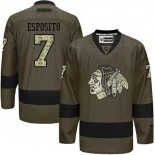 Chicago Blackhawks Tony Esposito #7 Green Camo Player Jersey Sale Size 48/M|50/L|52/XL|54/XXL|56/XXXL