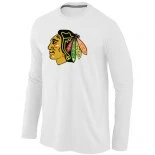 Chicago Blackhawks Big - Tall Logo White Long Sleeve T-Shirt Jersey Shop Online Sale XS|S|M|L|XL|XXL|XXXL