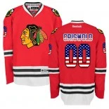 Chicago Blackhawks #00 USA Flag Fashion Clark Griswold Red Jersey Sale Size 48/M|50/L|52/XL|54/XXL|56/XXXL