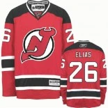 New Jersey Devils #26 Patrik Elias Authentic Home Red Jersey - Blackhawks Player Jersey