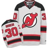 New Jersey Devils #30 Martin Brodeur Premier Away White Jersey - Blackhawks Player Jersey