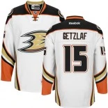 Anaheim Ducks #15 Ryan Getzlaf Authentic Away White Jersey - Blackhawks Player Jersey