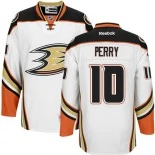 Anaheim Ducks #10 Corey Perry Authentic Away White Jersey - Blackhawks Player Jersey