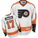 Philadelphia Flyers #17 Wayne Simmonds Premier Away White Jersey - Blackhawks Player Jersey