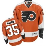 Philadelphia Flyers #35 Steve Mason Premier Home Orange Jersey - Blackhawks Player Jersey