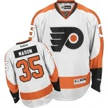 Philadelphia Flyers #35 Steve Mason Authentic Away White Jersey - Blackhawks Player Jersey