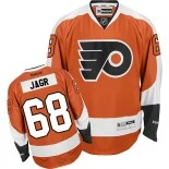 Philadelphia Flyers #68 Jaromir Jagr Authentic Home Orange Jersey - Blackhawks Player Jersey